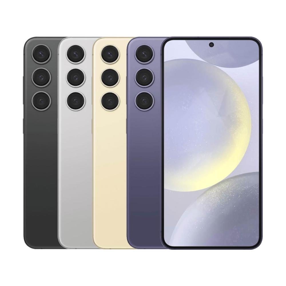 SAMSUNG三星 Galaxy S24 SAMSUNG 三星 Galaxy S24 旗艦智慧型手機,搭載 Snapdragon® 8 Gen 3 for Galaxy 八核心處理器,6.2 吋 FHD+ Dynamic AMOLED 2X 螢幕,提供細膩色彩與流暢體驗。後置 5000 萬畫素主相機 + 1200 萬 + 1000 萬畫素多鏡頭系統,前置 1200 萬畫素自拍鏡頭,支援 4K 視訊錄製。8GB RAM + 512GB 儲存空間,Android 14 作業系統,4000mAh 電池,IP68 防水防塵,雙卡雙待全頻 5G 支援。輕薄設計僅 7.6mm 厚、167g 輕,顏色選擇:玄武黑、鈷藤紫、琥珀黃、雲巖灰。標準配備 C to C 充電線、卡針與快速指南,NCC 認證 CCAK235G0140T0。