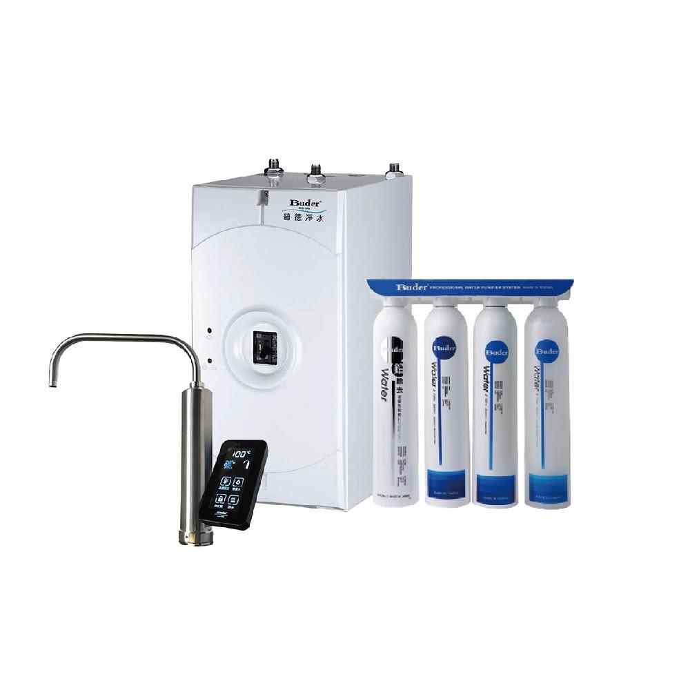 【Buder普德 BD-3004NI5】廚下雙溫飲水機，搭配RO逆滲透淨水器，提供5公升以上高容量淨水，結合可調溫旋轉龍頭，方便調節冷熱水溫。臺灣製造，公司貨，享有2年原廠保固，BSMI認證安全可靠。理想的櫥下型淨水解決方案，讓您輕鬆享有純淨健康飲水，適閤家庭或辦公室使用。