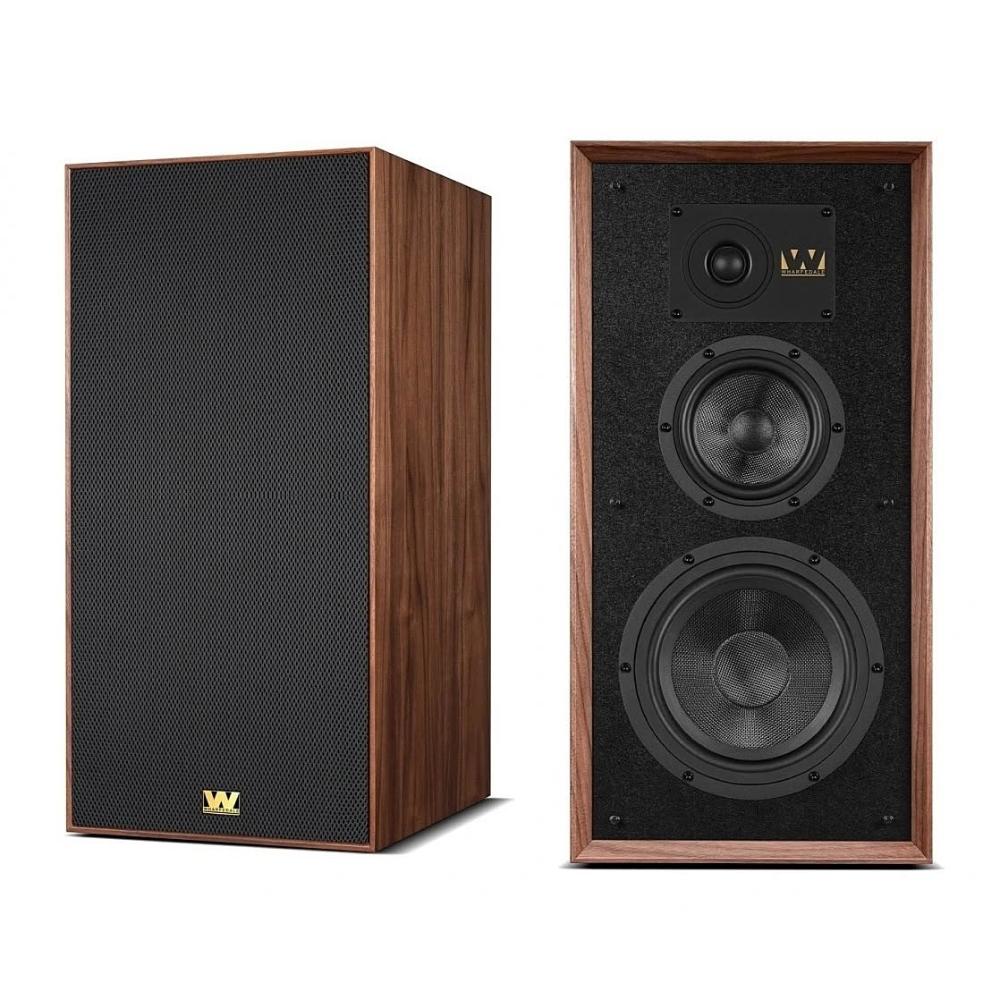 Wharfedale SUPER LINTON 書架型劇院喇叭，採用胡桃木色系設計，尺寸605mm高 x 300mm寬 x 350mm深，每支重19.8kg，完美適合主喇叭、前置喇叭及左右喇叭配置。中國製造，無WiFi及藍芽支援，享有3年以上保固及BSMI R35819認證。提供優異音質表現，理想的劇院音響選擇，提升您的居家娛樂體驗。