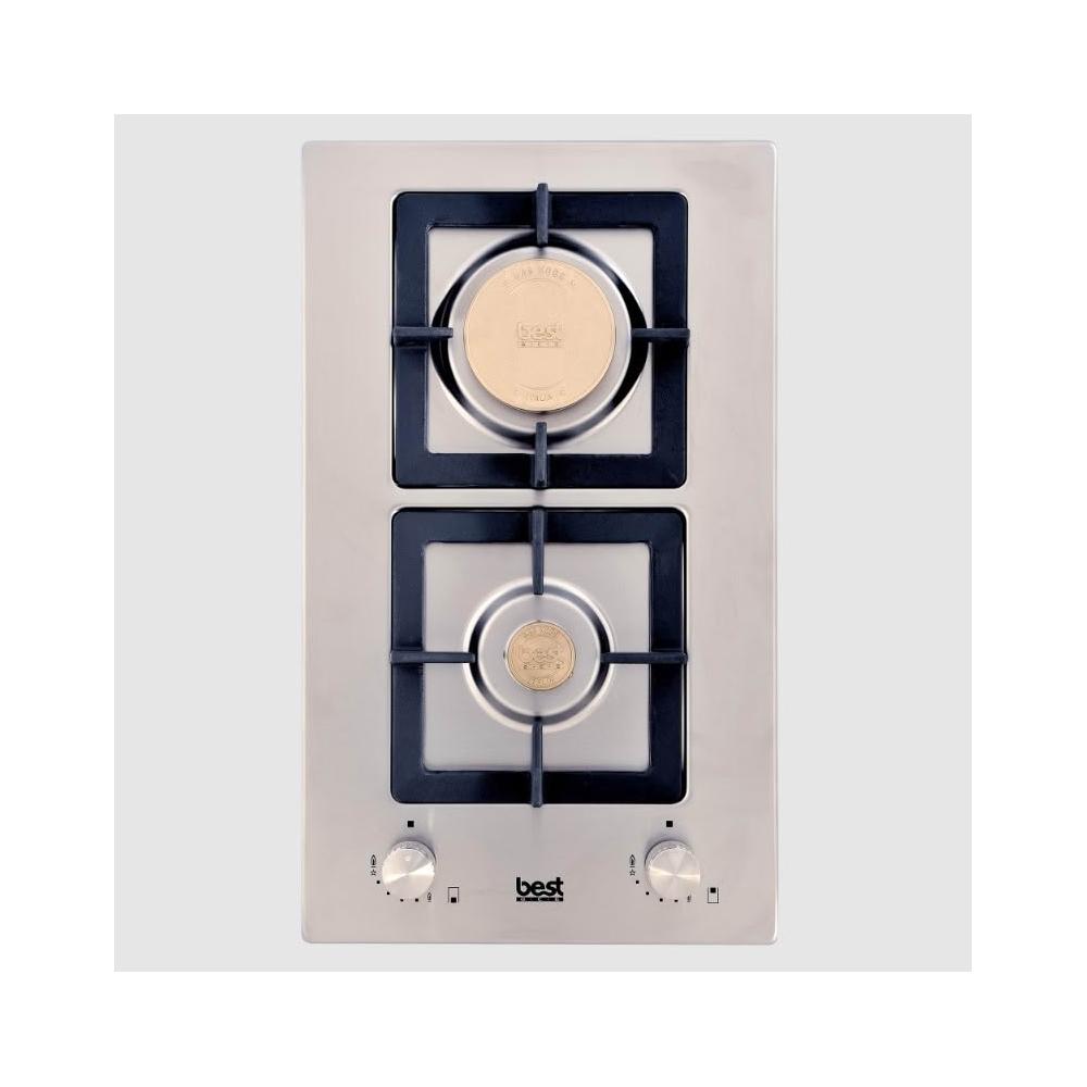 Best貝斯特 GH2959 雙口瓦斯爐採用不鏽鋼爐臺與傳統外擴火焰爐頭設計，提供穩定加熱與4~5kW瓦斯消耗量，適合天然瓦斯或液化瓦斯使用。電子連續點火系統操作簡易，機體尺寸304×509×70mm，挖孔尺寸280×480mm，能源效率第四級，BSMI認證T31228，1年保固，不含安裝服務。家用廚房理想選擇，耐用可靠，提升烹飪效率。