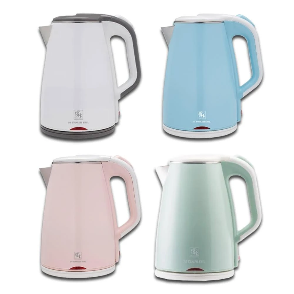 【CookPower 鍋寶】1.8L#316雙層防燙保溫快煮壺/電茶壺/電熱水壺/泡茶壺/煮水壺