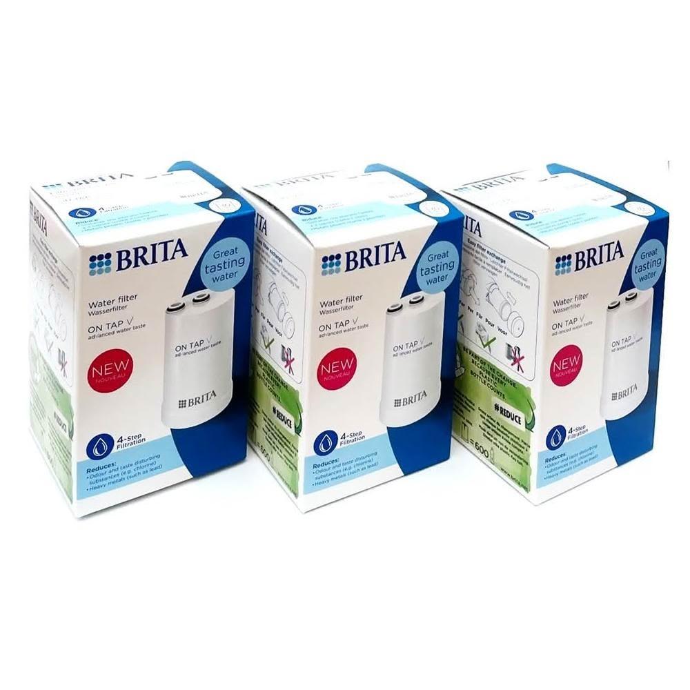 【BRITA】BRITA 3入 4入優惠組4重微濾On Tap V龍頭式 濾芯 濾心Brita原廠盒裝,歐洲原裝進口。四重微濾濾心。