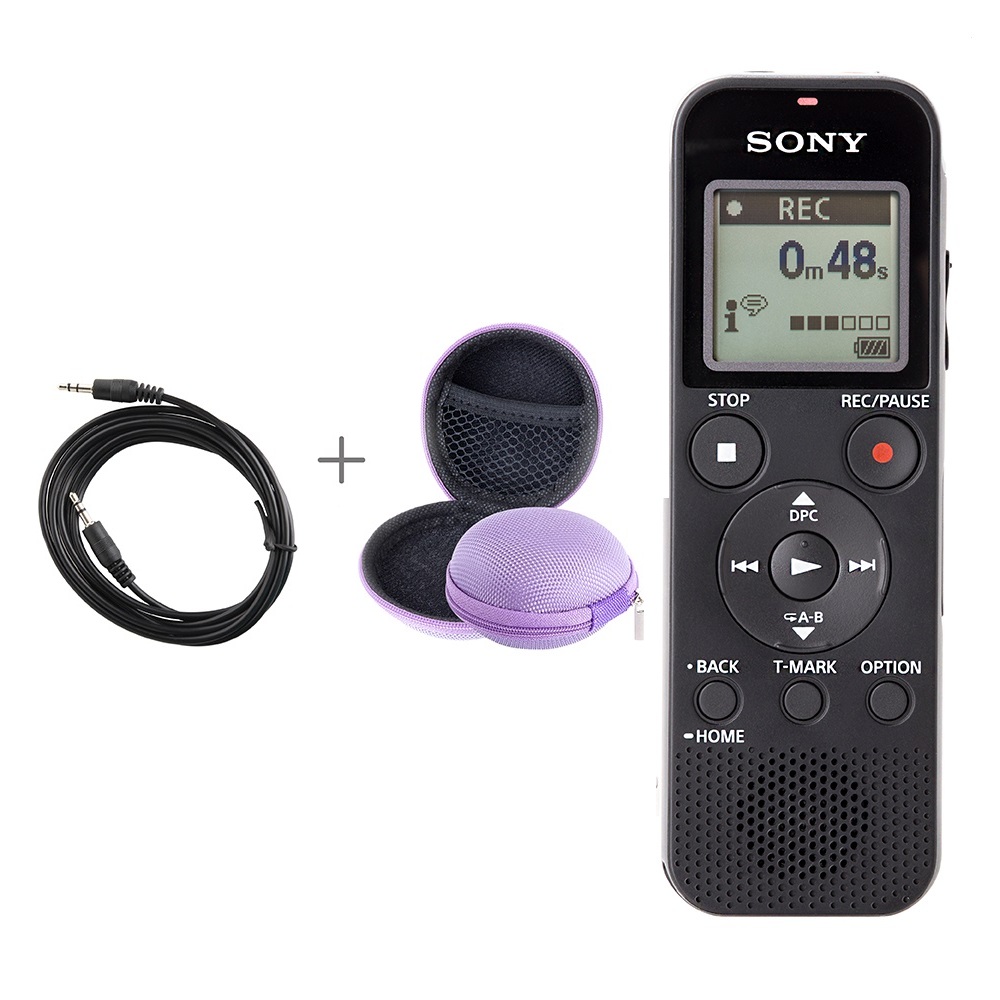 【SONY 索尼】ICD-PX470 LINE-IN對錄組合 錄音筆 電池式 USB滑桿傳輸 內建4GB