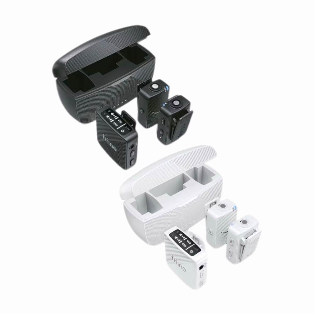 【FIFINE】M9 雙無線領夾式直播麥克風 直播麥克風 無線麥克風 夾式麥克風 領夾式麥克風 Leo里歐