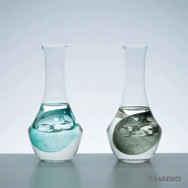 【HARIO】伴桌｜手工森韻清酒冷酒瓶360cc ( 藍綠色、灰色、清酒壺、酒瓶、冷酒壺、酒壺)