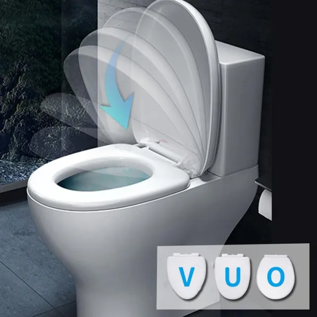 【wepay】加厚緩降馬桶蓋(馬桶蓋 通用型馬桶蓋 V型 U型 O型)