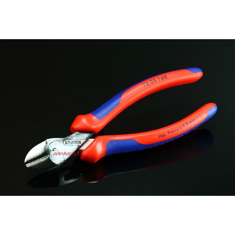 knipex K牌】Knipex 73 05 160緊湊型X-CUT斜口鉗(鍍鉻防銹版)