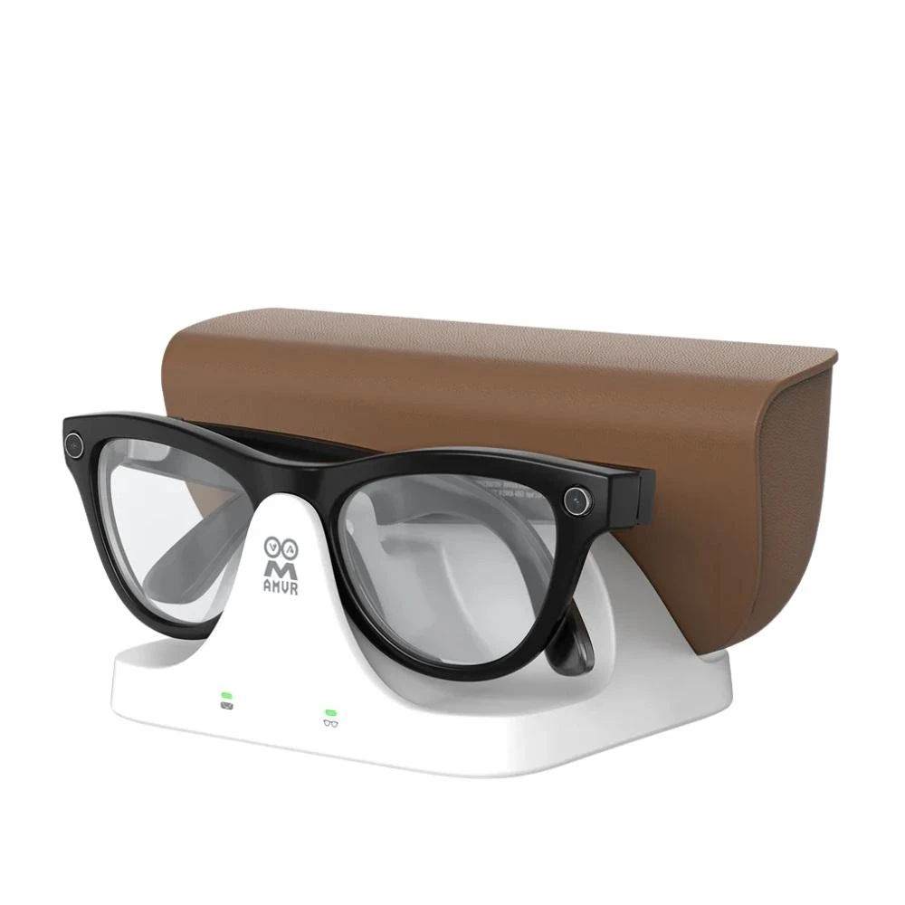 預購 AMVR Gen 2 充電收納底座｜相容於 Ray-Ban 收納底座 AI眼鏡 充電保護