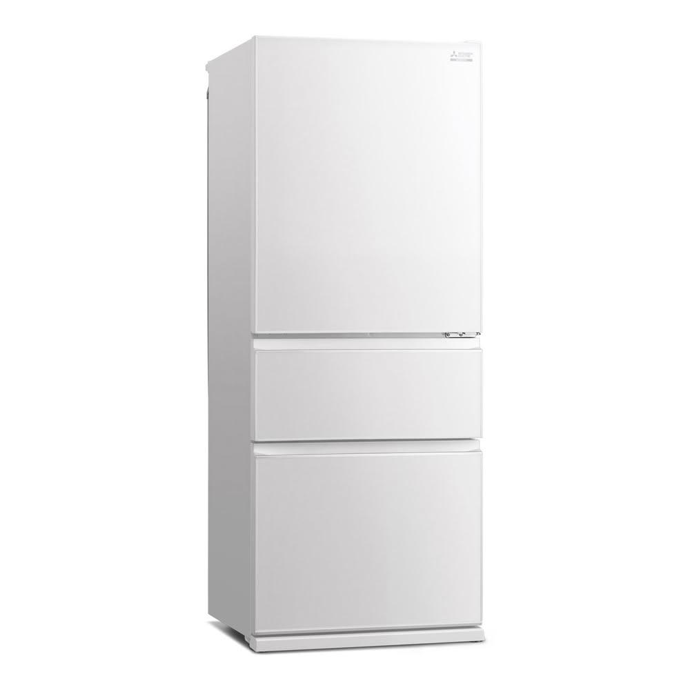 【MITSUBISHI 三菱電機】 ( MR-CGX45EP-GWH ) 450L 玻璃鏡面 智能變頻3門冰箱
