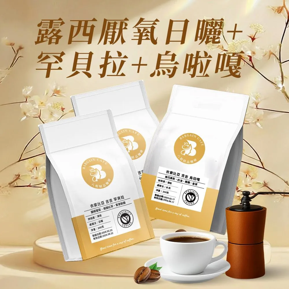 【八根】露西藝伎 精品咖啡豆 每袋200克 咖啡 咖啡豆  精品咖啡