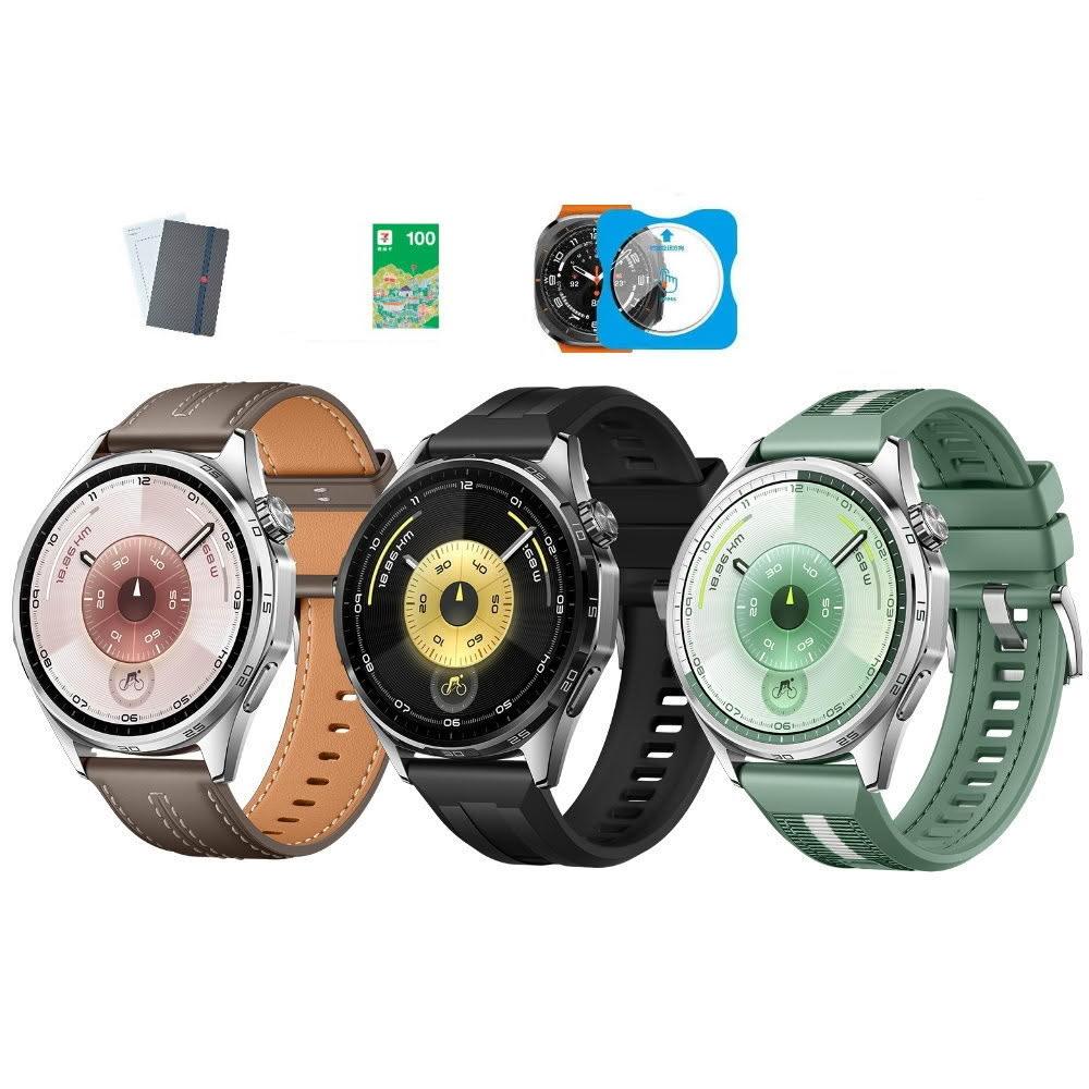 【HUAWEI 華為】HUAWEI 華為 WATCH GT6 46mm GPS 幾何時尚智慧手錶 贈FREE BUDS3 7-11禮券
