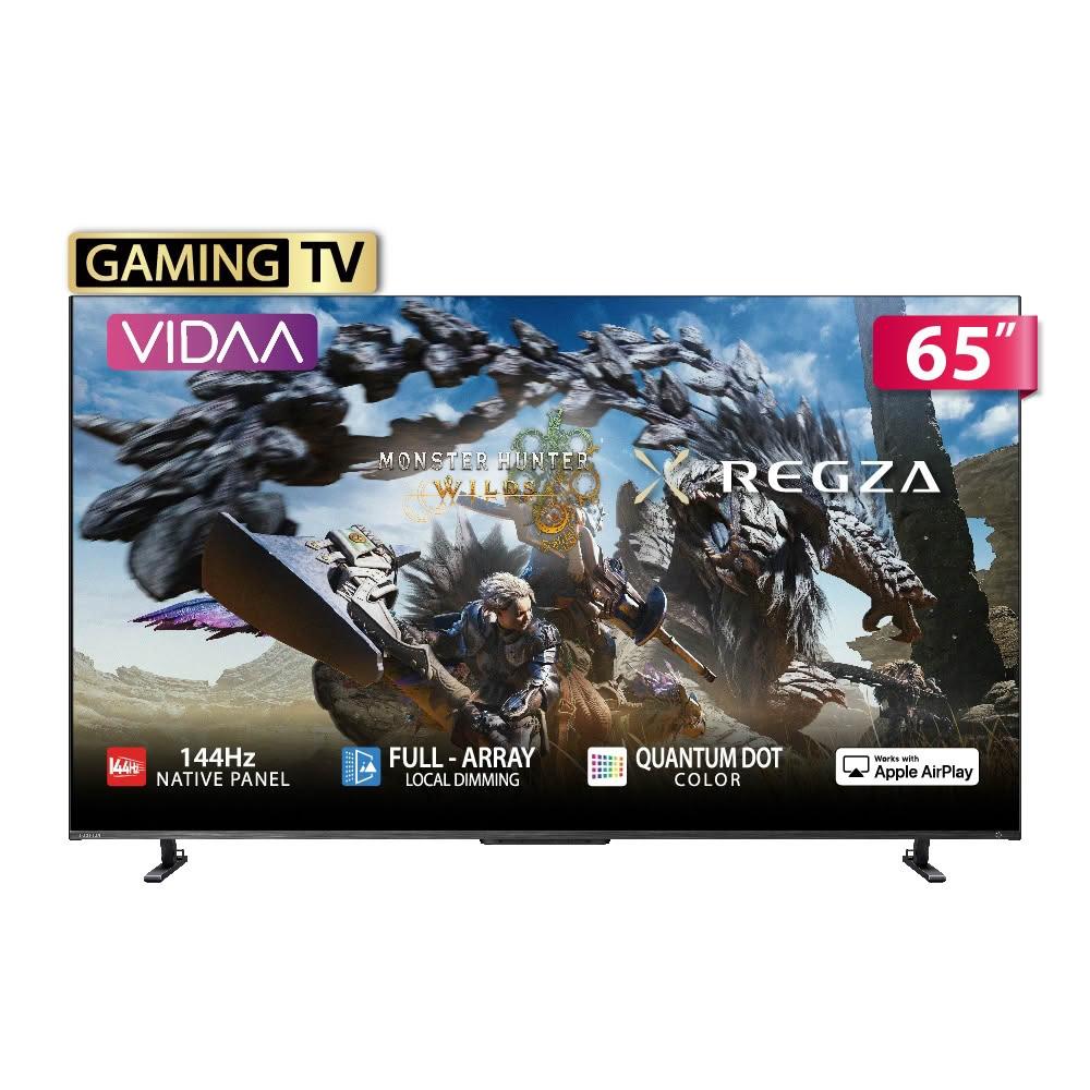 【TOSHIBA 東芝】65Z670NT 65型 4K QLED 144Hz 智慧顯示器｜含壁掛安裝+架子(固定式)