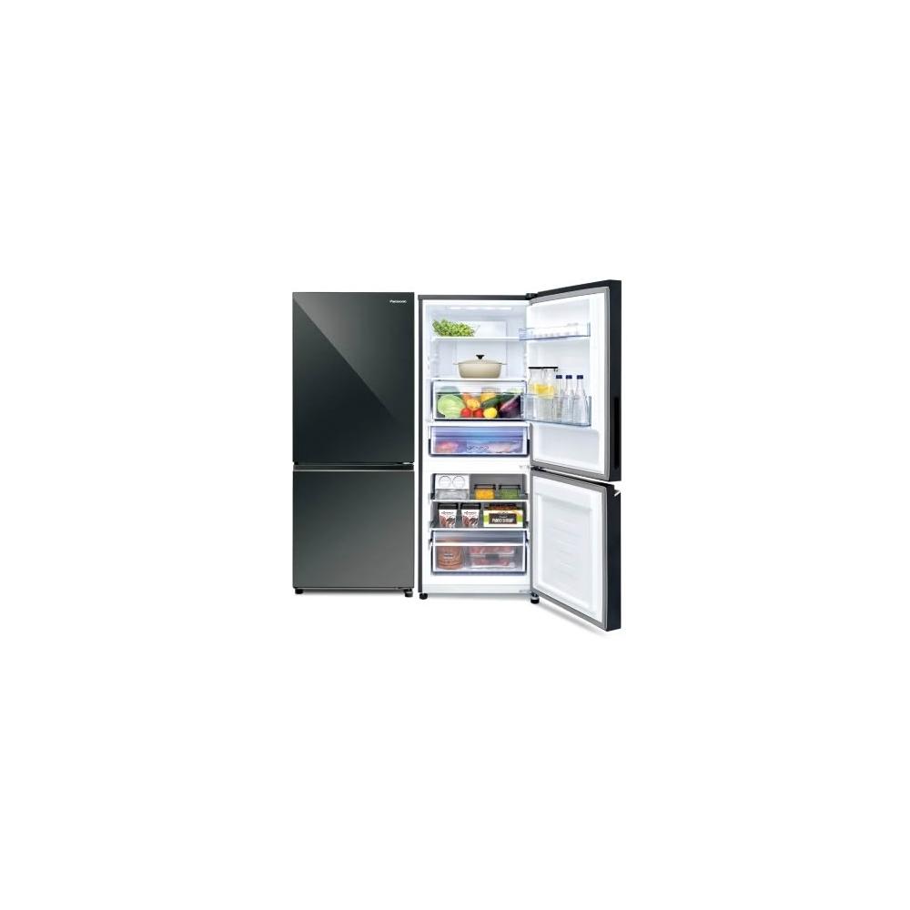 【Panasonic 國際牌】原廠控價~私訊有優惠價 NR-B261VG-X1 255公升二門無邊框鏡面玻璃冰箱-黑 (含基本安裝)
