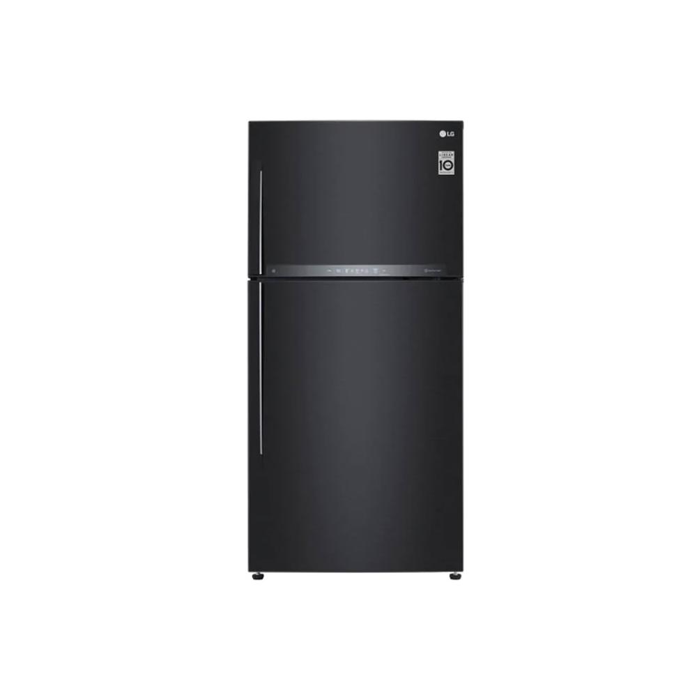 【LG 樂金】GR-HL600MBN 608公升 WiFi 變頻雙門冰箱-夜墨黑