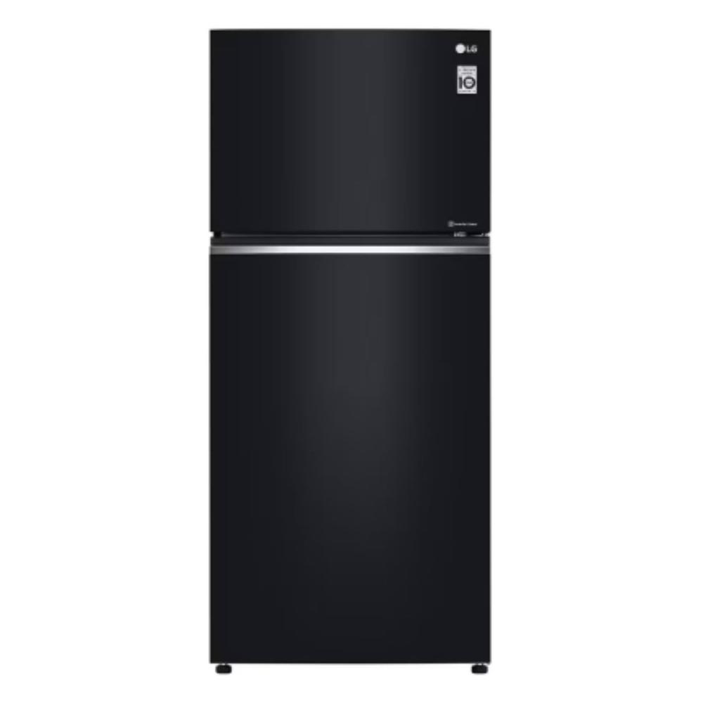 【LG 樂金】GN-HL567GBN 525公升智慧變頻雙門冰箱｜鏡面曜石黑 (含基本安裝)