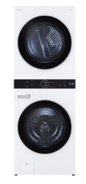  LG樂金 WD-S1310W WashTower™ AI智控洗乾衣機，結合13kg大容量洗衣與10kg乾衣功能，適合大家庭使用。採用變頻馬達與不鏽鋼滾筒槽，提供高效節能洗衣體驗。支援APP遠端控制與預約洗衣，尺寸600x1655x660mm白色設計，融入現代廚衛。全機1年保固、馬達1年保固，含基本安裝服務。完美解決洗衣煩惱，提升生活便利！ 