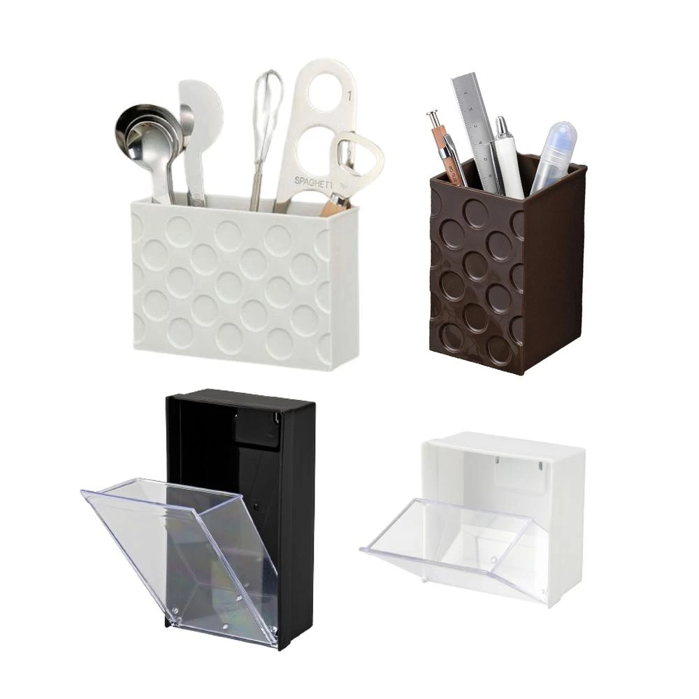 【inomata】日本製 磁吸置物盒 磁吸收納盒 冰箱磁鐵收納盒 磁鐵置物盒 日本 置物盒 文具收納 廚房