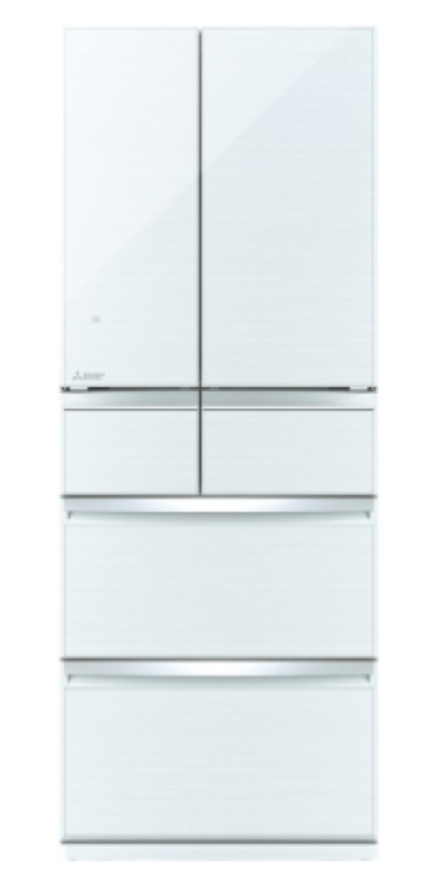 【MITSUBISHI 三菱電機】MR-WX47LF-W-C 472L日製玻璃鏡面變頻六門冰箱-水晶白 (含基本安裝)