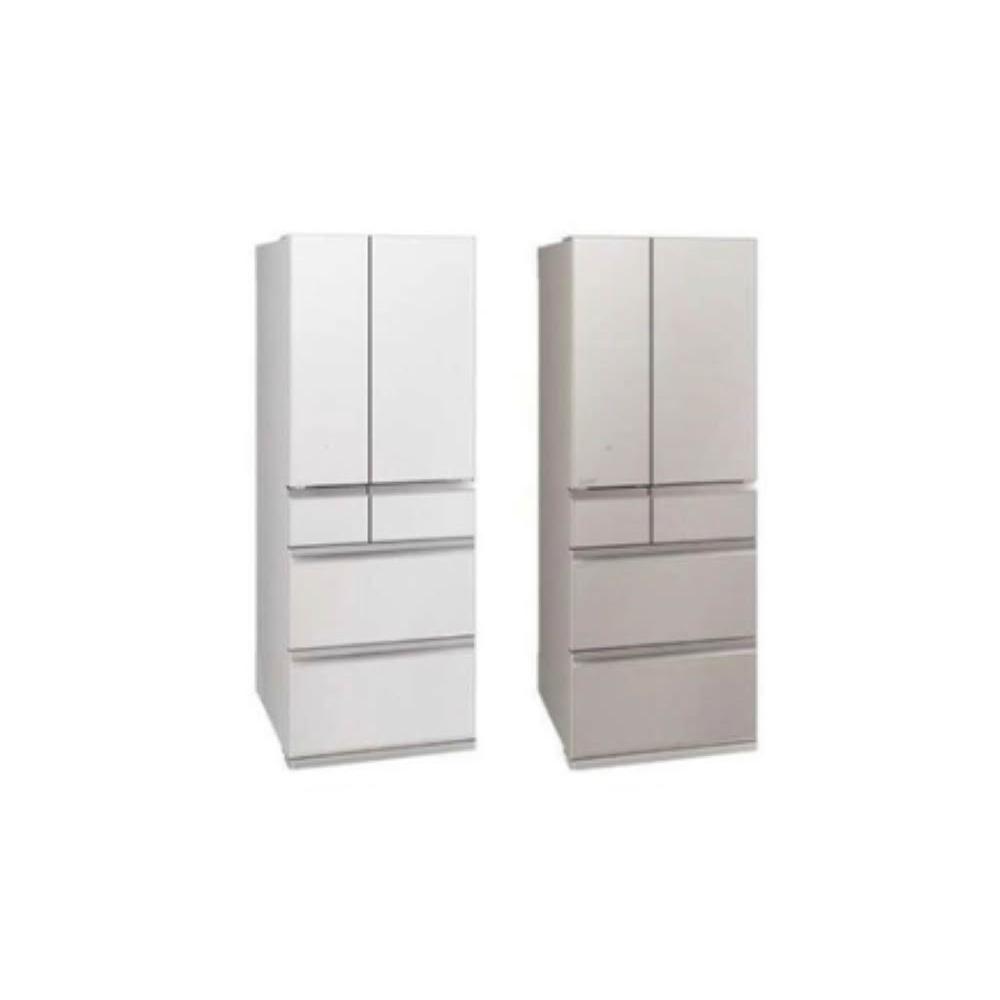 【MITSUBISHI 三菱電機】MR-WZ61K-W-C 607L日製六門玻璃鏡面旗艦款冰箱-星沙白 (含基本安裝)
