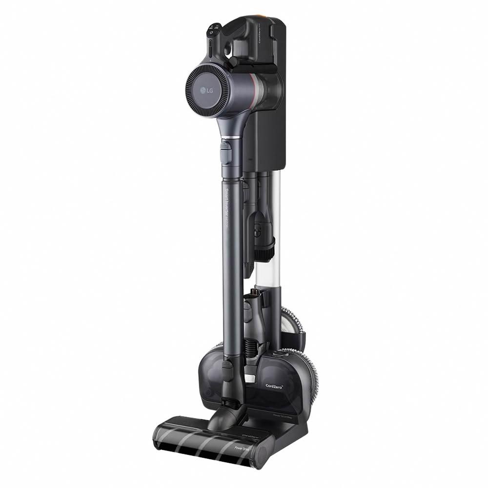 【LG 樂金】CordZero™ A9 K+ 濕拖無線吸塵器 A9K-MOP2|寂靜灰