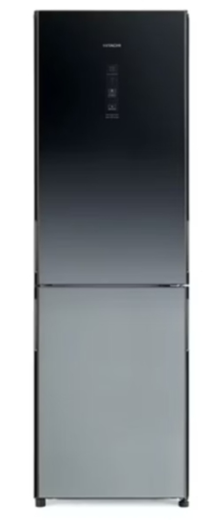 【HITACHI 日立】原廠控價 私訊我更便宜 HRBN5366DF-XGRTW 313L 變頻右開雙門冰箱-漸層琉璃黑 (含基本安裝)