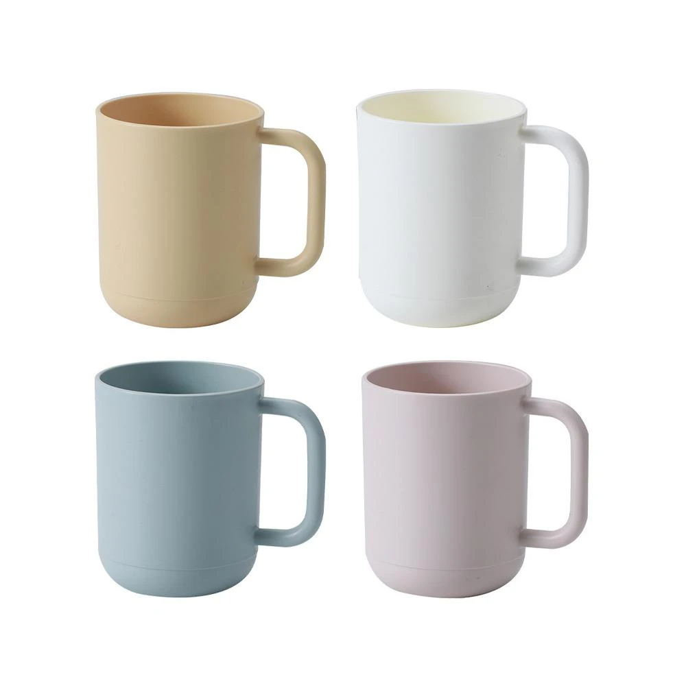 【BOBOLIFE】簡約漱口杯 漱口杯 洗漱杯 情侶牙刷杯 素色漱口杯 牙刷杯 塑膠杯 水杯 刷牙杯 居家 杯子