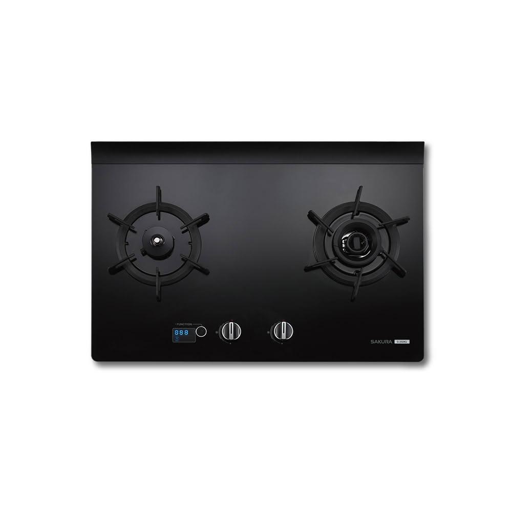 【SAKURA 櫻花】【免費申請補助】G2928G 智能雙炫火二口玻璃檯面爐 NG1/LPG【省錢王居家生活館】