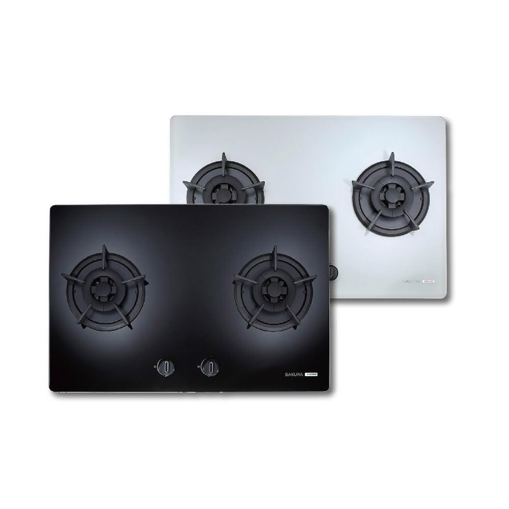 【SAKURA 櫻花】【免費申請補助】G2623AG 二口大面板易清檯面爐 NG1/LPG【省錢王居家生活館】