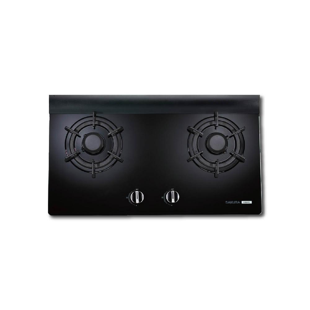 【SAKURA 櫻花】【免費申請補助】G2826G 二口高效玻璃檯面爐 NG1/LPG【省錢王居家生活館】