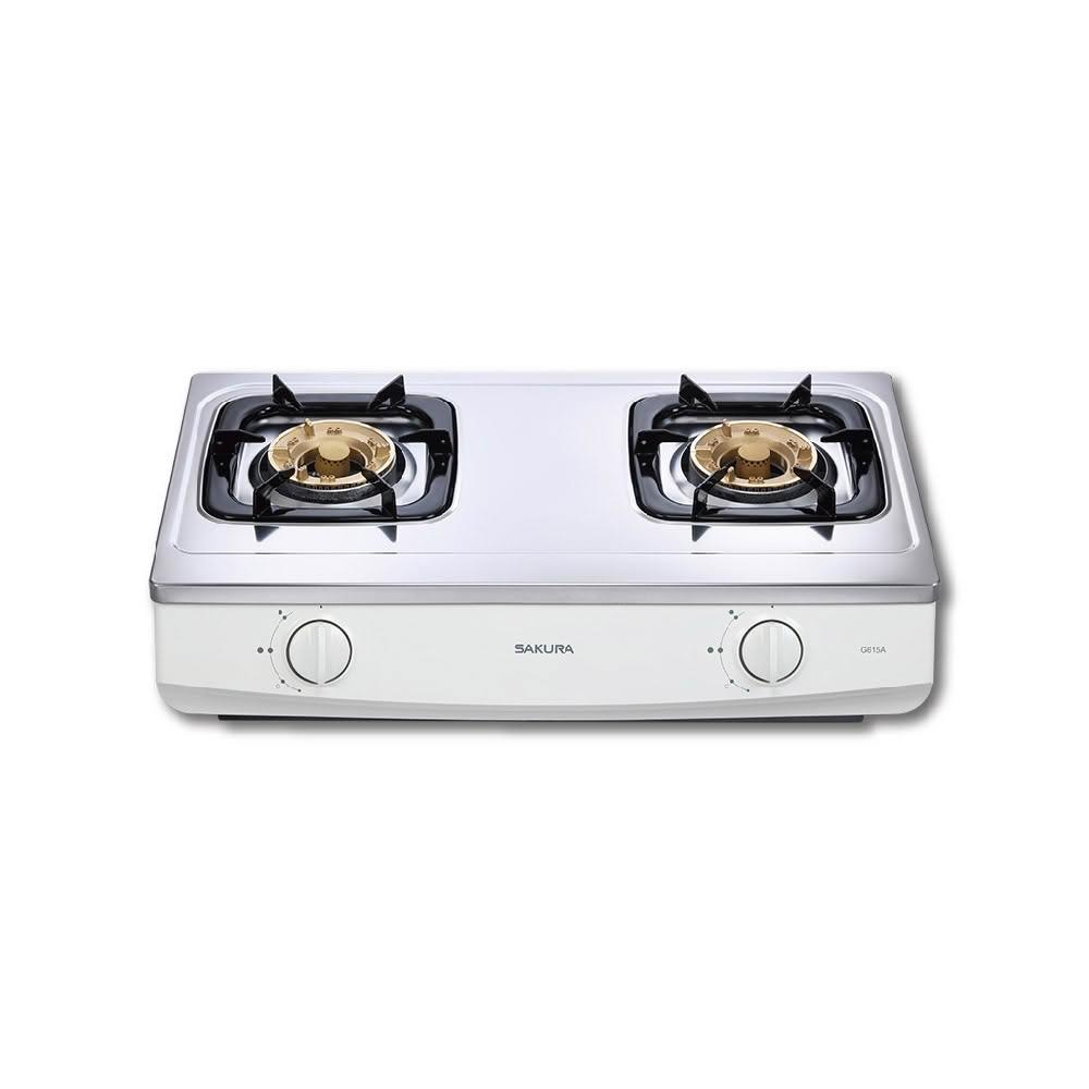 【SAKURA 櫻花】【免費申請補助】G615A G615AS 二口安全爐 NG1/LPG【省錢王居家生活館】
