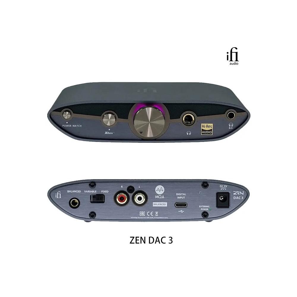  iFi Audio ZEN DAC V3 是一款高效能前級擴大機，支援高達768kHz取樣率，提供更清晰、更純淨的音訊表現。內建X度音訊支援電路，有效減少雜訊與串音，提升音質。支援USB-C供電，便於使用與攜帶。連續四年200英鎊以下最佳DAC，適合音樂愛好者與專業使用者。 