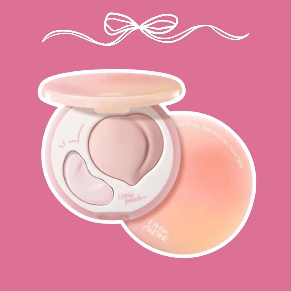 【咪醬的美妝店】小奧汀 LITTLE ONDINE 桃子雙拼高光盤