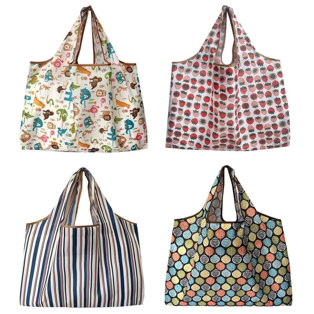 環保購物袋【加厚耐重/折疊收納】特大號購物袋 手提袋 肩背包 買菜包 防水環保袋 可水洗 防刮 隨身袋 摺疊袋 收納袋