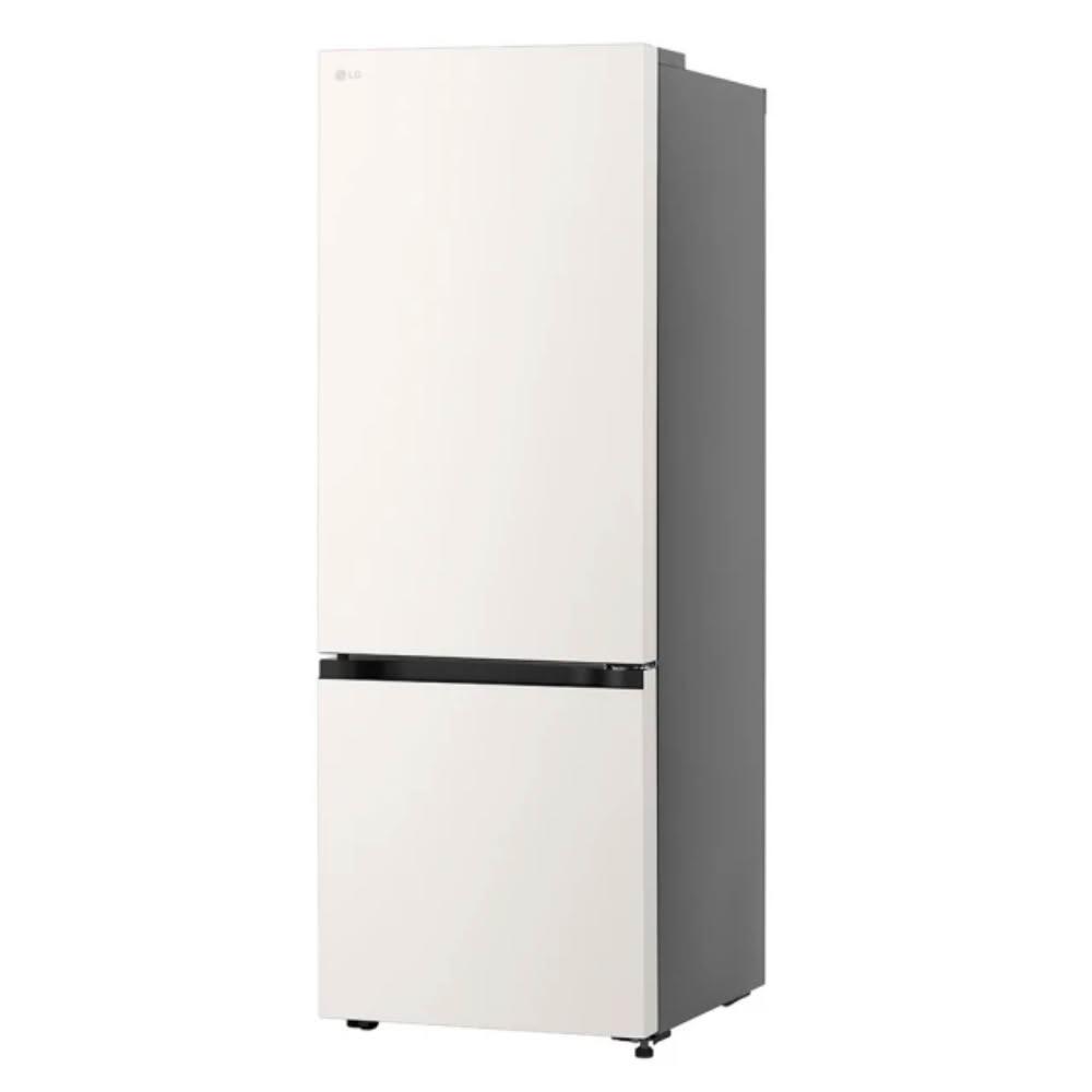 LG樂金 GN-BF330BE LG樂金 GN-BF330BE 雙門冰箱,322L大容量適閤中小型家庭使用。採用變頻馬達技術,提供穩定製冷與節能表現,達到第1級能源效率標準。尺寸為600x1720x720mm,重量67kg,右開門設計,白色系外觀簡約大方。產地中國,全機及壓縮機保固1年,含基本安裝服務。BSMI許可字號R3A062,確保品質可靠,是理想的廚房儲鮮夥伴。