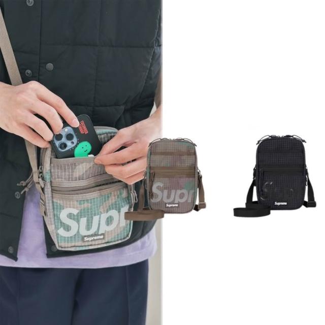 SUPREME】SUPREME 側背包側背小包3M反光CODURA 黑迷彩