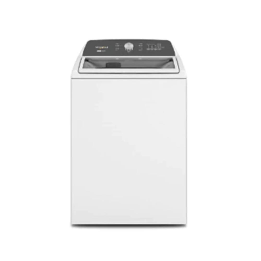  Whirlpool 惠而浦 8TWTW5057PW 直立洗衣機，15kg 大容量適合全家使用，採用 Thermo Wash 溫水洗淨技術，深入清潔衣物並保護纖維。上蓋緩降設計安全便利，不鏽鋼內槽耐用防鏽，尺寸為 705 x 1054 x 686mm，重量 54kg，耗電僅 650W，獲得普級省水標章。全機 1 年保固，含基本安裝，產地美國，BSMI 認證 R35769，白色系外觀簡約大方。 