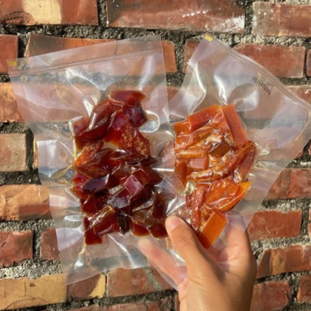 雲林口湖自產自銷｜小塊一口烏魚子/邊角料烏魚子 ( 75g±10％)