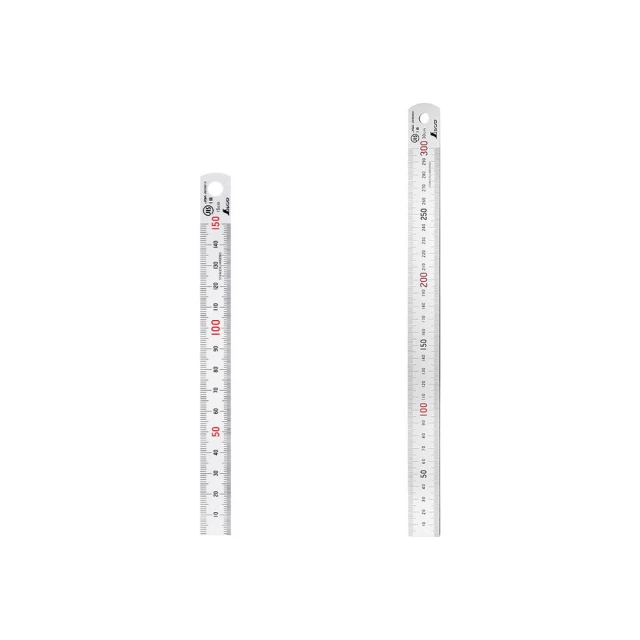 【SHINWA 鶴龜】SHINWA 鶴龜 直尺 全公分 150/300mm 鐵尺 尺規 長尺 鋼直尺 不鏽鋼 日本製 13005 13013