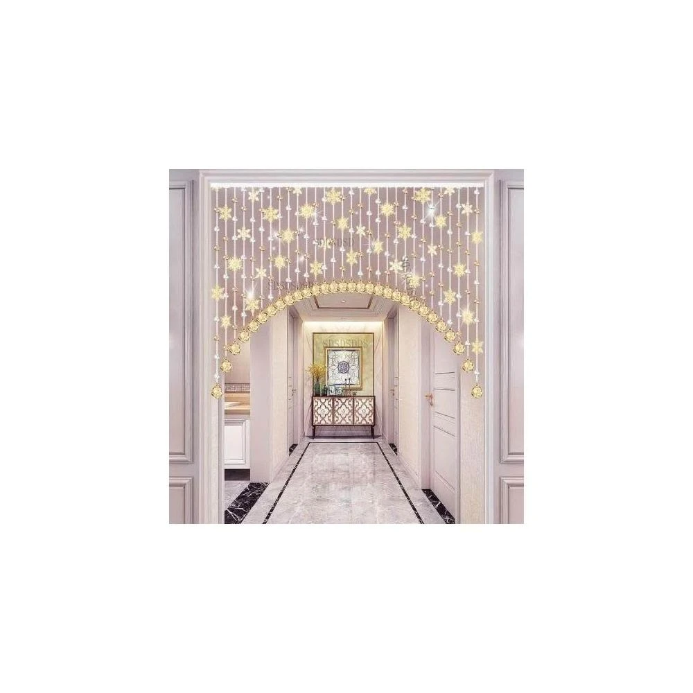 免運 水晶珠簾 風水門簾 隔斷門簾 玄關門簾 玄關裝飾 珠簾 門簾 化解對門 化解隔斷臥室衛生間玄關裝飾PW 美居生活屋