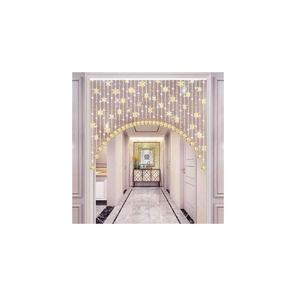 免運 水晶珠簾 風水門簾 隔斷門簾 玄關門簾 玄關裝飾 珠簾 門簾 化解對門 化解隔斷臥室衛生間玄關裝飾PW 美居生活屋