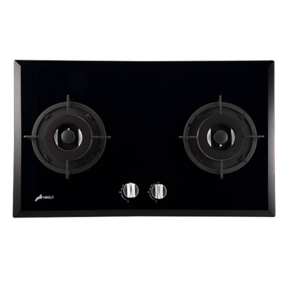 【豪山】SB-2202 雙口歐化玻璃檯面爐 (含基本安裝)｜檯面爐｜雙口爐｜大面板｜鋼化玻璃｜防湯蓋｜瓦斯爐｜