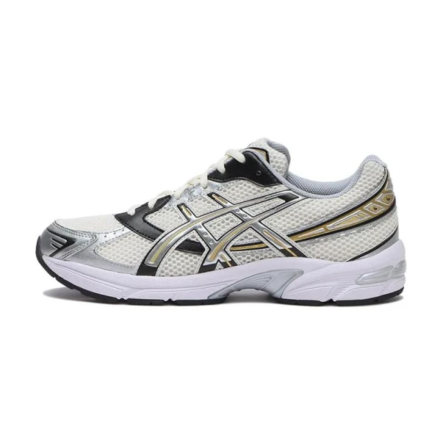 【asics 亞瑟士】GEL-1130 運動鞋 老爹鞋 奶油黑銀 1203A582-100
