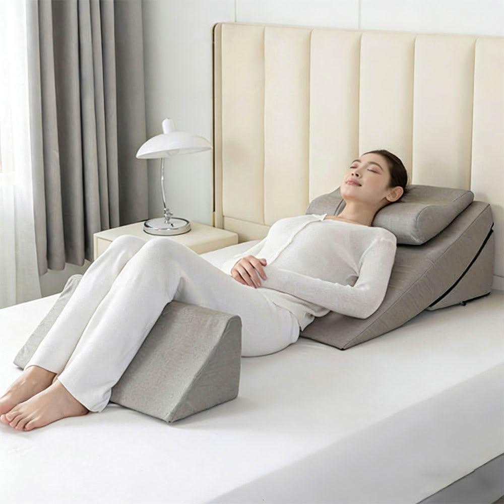 三角靠枕 抬腿枕 腿枕 防反酸枕頭 三角枕（胃食道逆流/斜坡枕/楔形枕/床頭靠墊/三角靠墊/記憶枕）