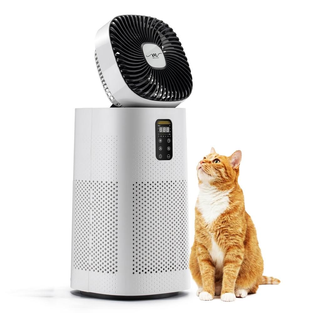 【MOLIJIA 魔力家】直營｜M196 智動UV抑菌風扇循環空氣清淨機(BY010096)