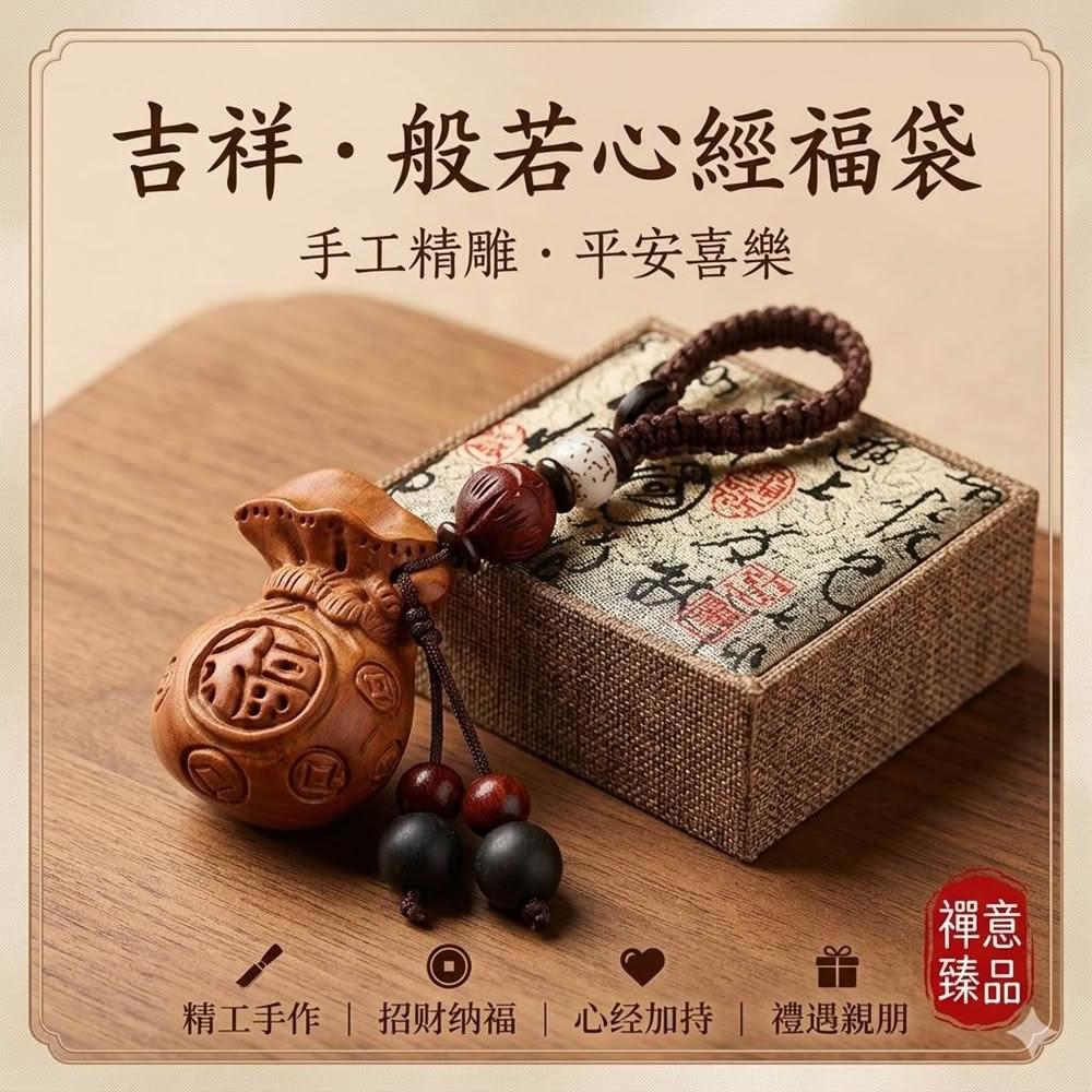 【巴黎精品】極速出貨 手機掛飾吊飾鑰匙圈平安擋煞防小人轉運淨化招財開運-桃木福袋代代有錢紅檀蓮花包包配飾7款a1ey5
