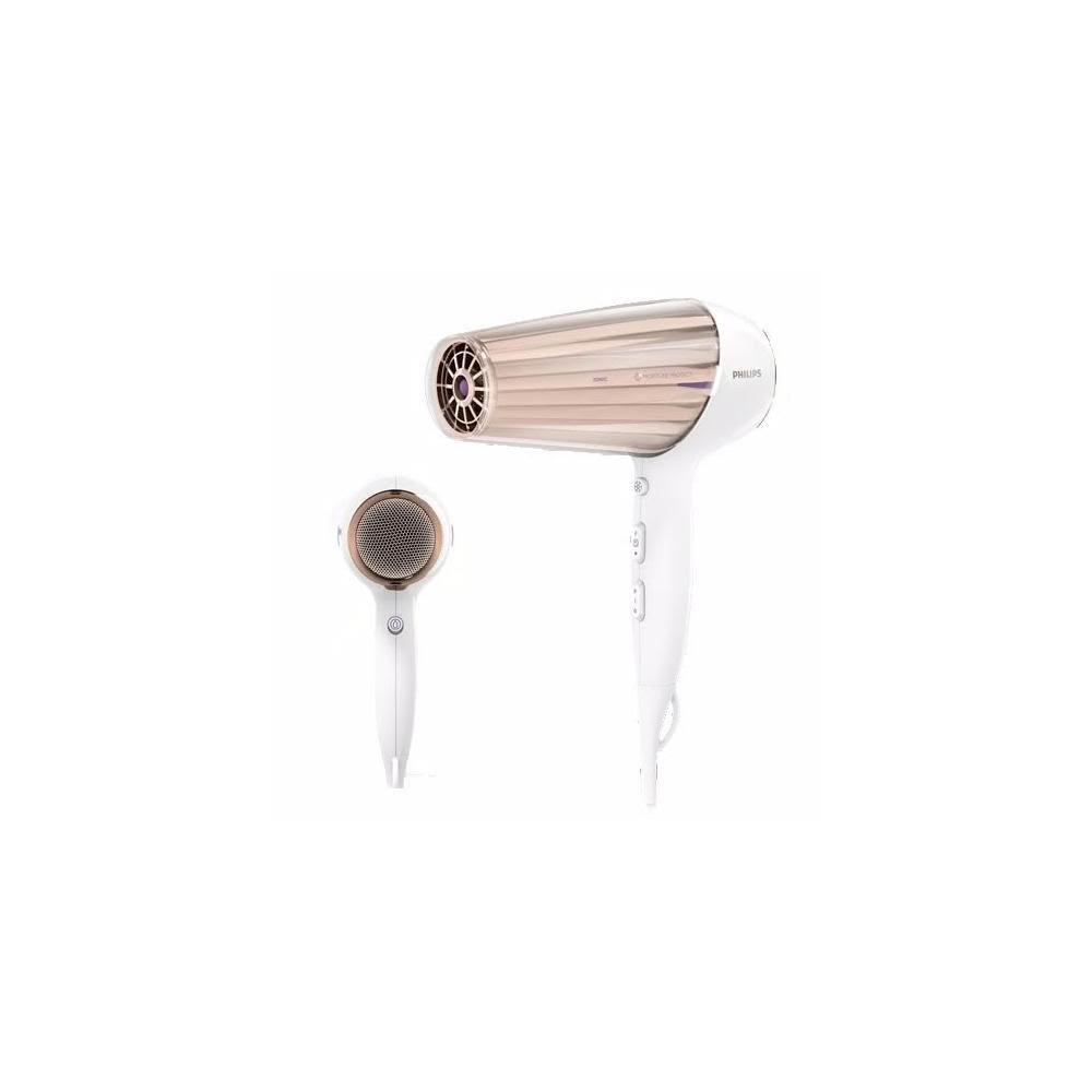  飛利浦 PHILIPS HP8280/01 吹風機，白色系設計，1500W強力瓦數，支援三段溫度與兩段風速調整，適合日常造型與快速乾髮。主機尺寸21x9x31cm，重量790g，中國製造，含吹風筒、集中吹嘴、烘罩器配件，保固2年，BSMI R33048認證，110V電壓使用，專業呵護秀髮。 