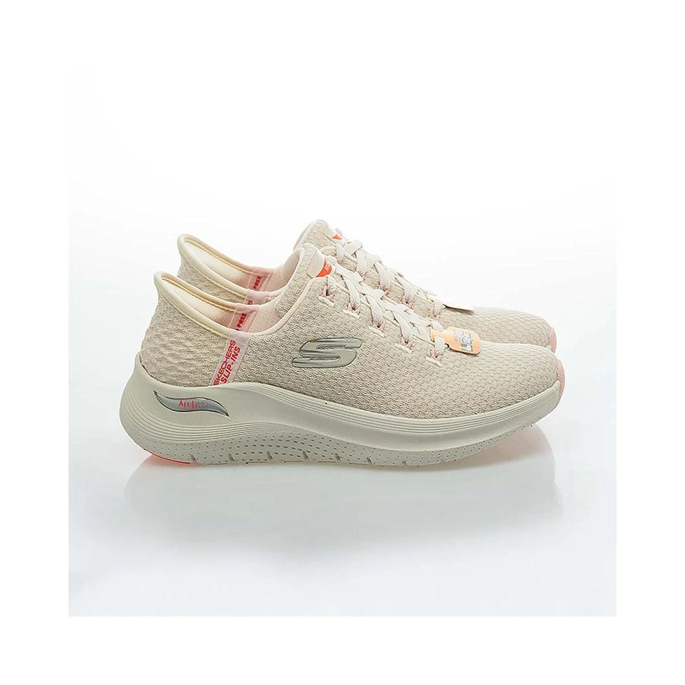 【SKECHERS】ARCH FIT 2.0 女款 運動鞋 健行鞋 增高鞋 瞬穿 米色 150322NTMT