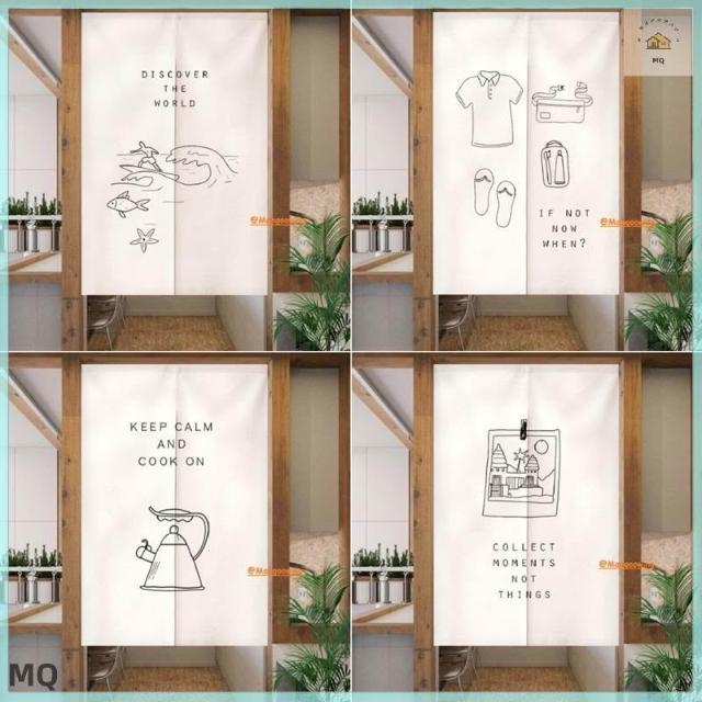 附發票日式廚房門簾 隔斷門簾 定製長門簾 風水簾 防塵棉麻走廊簾 客製門簾 可愛門簾 咖啡店門簾 短門簾 棉麻門簾 一片