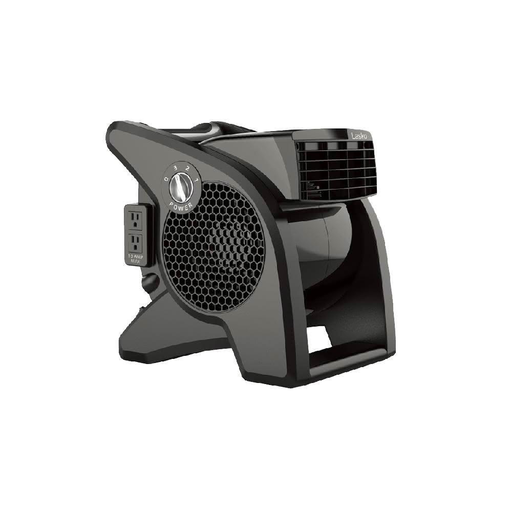 【Lasko】U15617TW 黑武士渦輪循環風扇