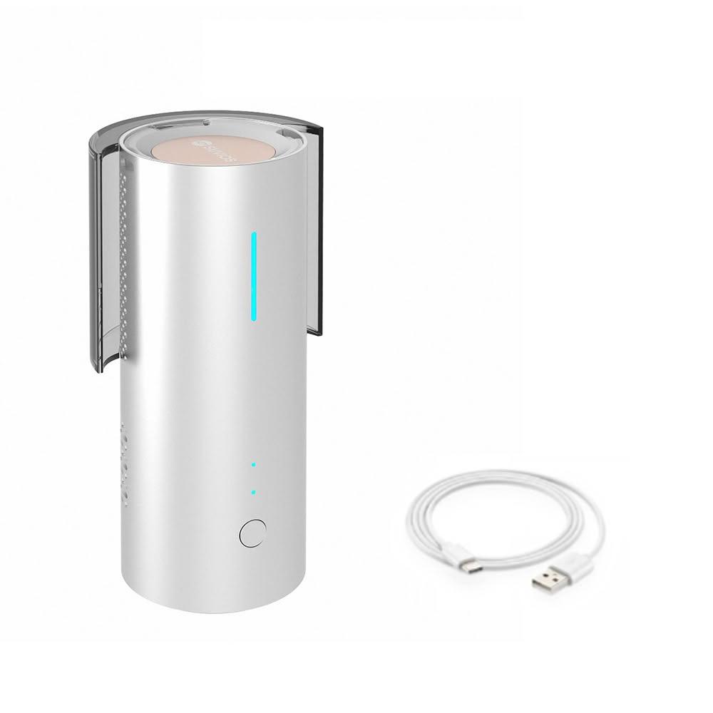 SUVIOS 舒活適 SMINI 空氣清淨機，BRISE 品牌 Smini 型號，無需濾網設計，白色系 Ø68 x 160 mm 輕巧尺寸，重僅 460g，適用 5~10坪空間。具抑菌功能，噪音低至 45dB，5V2A 電源 Max 8W 低耗電，臺灣產地，保固 1 年，配件含說明書。NCC 認證，適合居家辦公室靜音除菌，高效淨化空氣無煩惱。